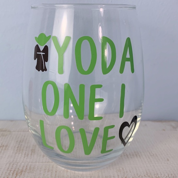 Star Wars Valentine’s Water / Stemless Wine Glasses - Picture 5 of 8